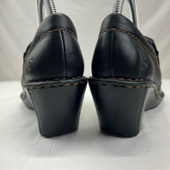 Born Concepts Brown Leather Slip On Clogs Women’s 7.5   W31279 CQG9 - Picture 4 of 8